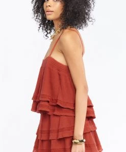 Show Me Your Mumu Aiden Mini Skirt ~ Burnt Sienna Bottoms