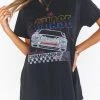 Show Me Your Mumu Oliver Tee ~ Neon Car Graphic