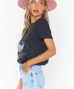 Show Me Your Mumu Oliver Tee ~ Neon Car Graphic