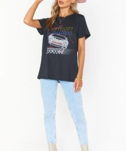 Show Me Your Mumu Oliver Tee ~ Neon Car Graphic