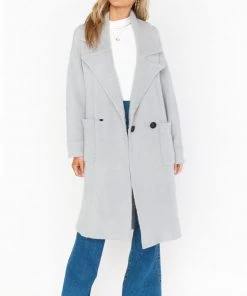 Show Me Your Mumu Melrose Sweater Jacket ~ Grey Knit New Mu