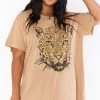 Show Me Your Mumu Airport Tee ~ Leopard Head Graphic New Mu 2 Show Me Your Mumu Airport Tee ~ Leopard Head Graphic New Mu
