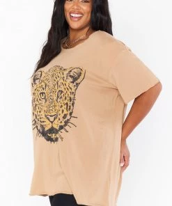 Show Me Your Mumu Airport Tee ~ Leopard Head Graphic New Mu