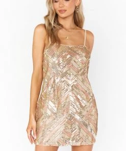 Show Me Your Mumu Martini Mini Dress ~ Deco Sequins New Mu
