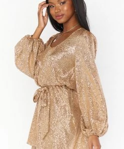 Show Me Your Mumu New Mu Liv Mini Dress ~ Tan Confetti 8 Show Me Your Mumu New Mu Liv Mini Dress ~ Tan Confetti