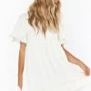 Show Me Your Mumu Brooks Babydoll Mini Dress ~ Cream 1 Show Me Your Mumu Brooks Babydoll Mini Dress ~ Cream