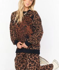 Show Me Your Mumu Scout Sweater ~ Leopard Knit New Mu