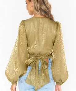 Show Me Your Mumu Joplin Top ~ Gold Cheetah Organza New Mu 8 Show Me Your Mumu Joplin Top ~ Gold Cheetah Organza New Mu