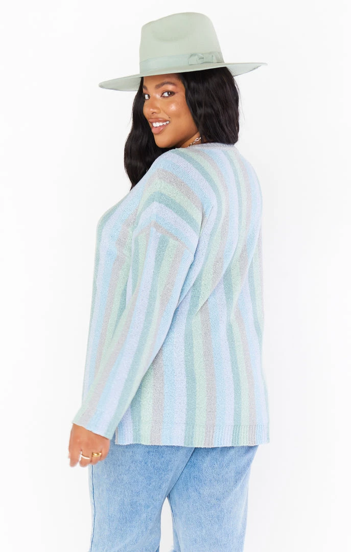 Show Me Your Mumu New Mu Atlas Sweater ~ True Blue Stripe 6 Show Me Your Mumu New Mu Atlas Sweater ~ True Blue Stripe