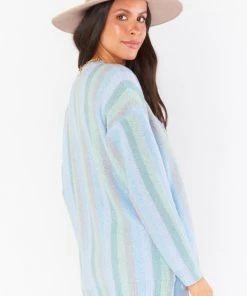 Show Me Your Mumu New Mu Atlas Sweater ~ True Blue Stripe 16 Show Me Your Mumu New Mu Atlas Sweater ~ True Blue Stripe
