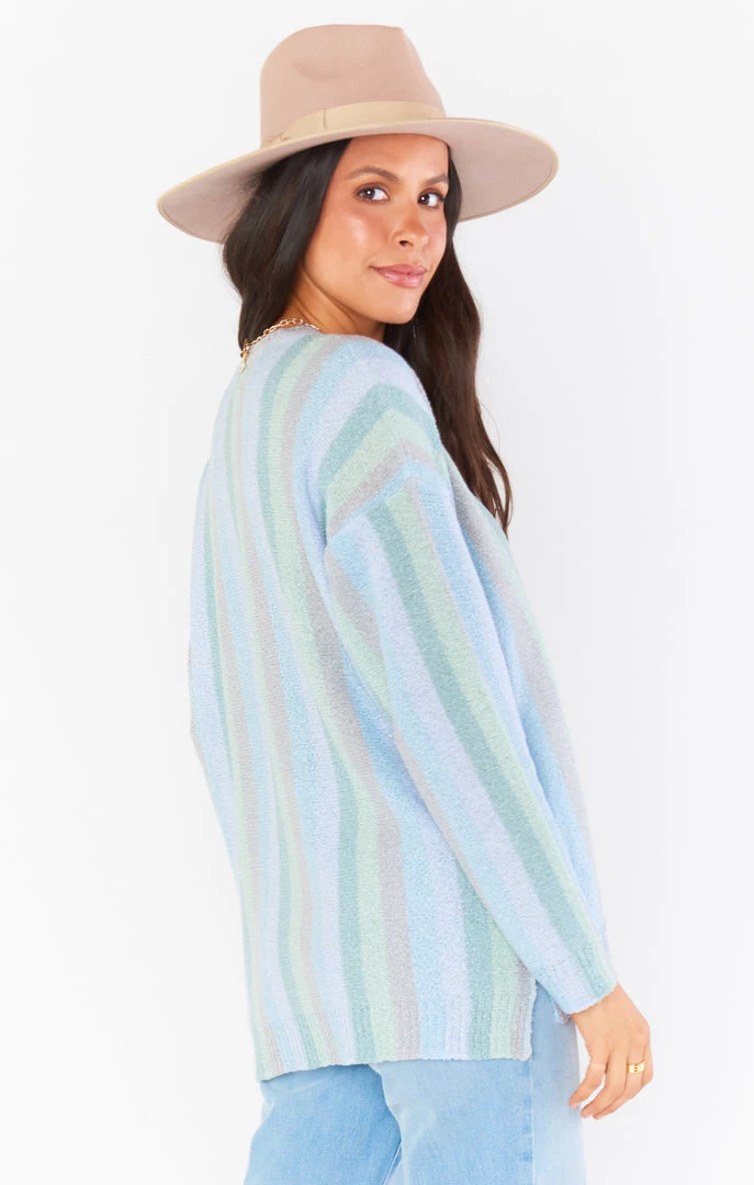 Show Me Your Mumu New Mu Atlas Sweater ~ True Blue Stripe 8 Show Me Your Mumu New Mu Atlas Sweater ~ True Blue Stripe