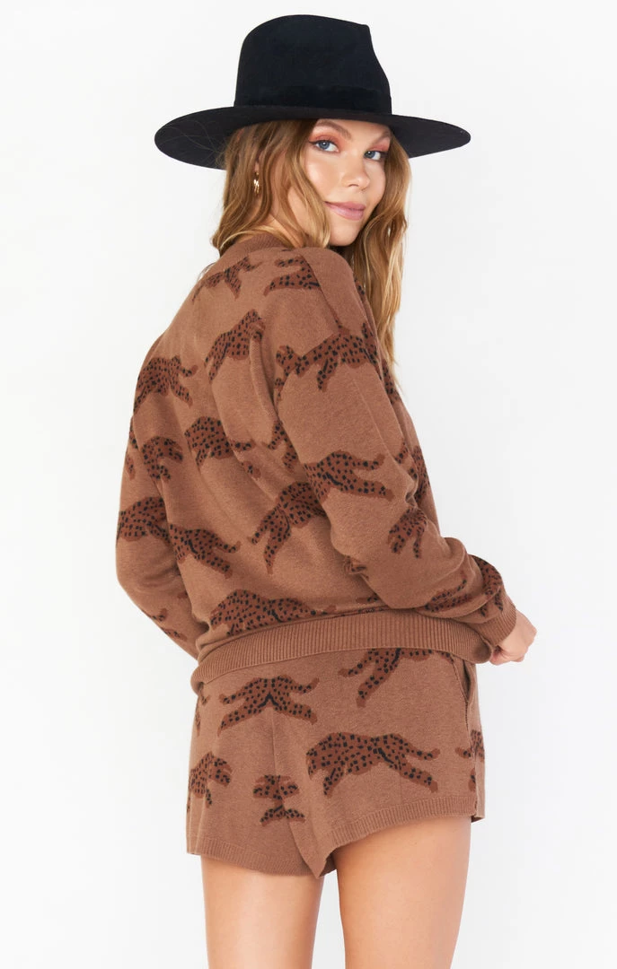 Show Me Your Mumu Boardwalk Shorts ~ Jumping Cheetah Knit 5 Show Me Your Mumu Boardwalk Shorts ~ Jumping Cheetah Knit