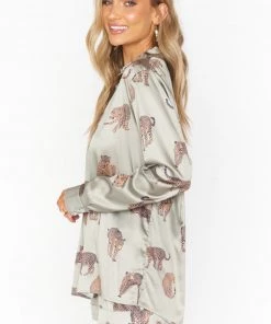 Show Me Your Mumu Early Riser PJ Set ~ Feline Fine Silky 17 Show Me Your Mumu Early Riser PJ Set ~ Feline Fine Silky