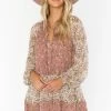 Show Me Your Mumu New Mu Birdie Mini Dress ~ Floral Print Mix
