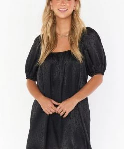 Show Me Your Mumu Flora Mini Dress ~ Black Cheetah New Mu