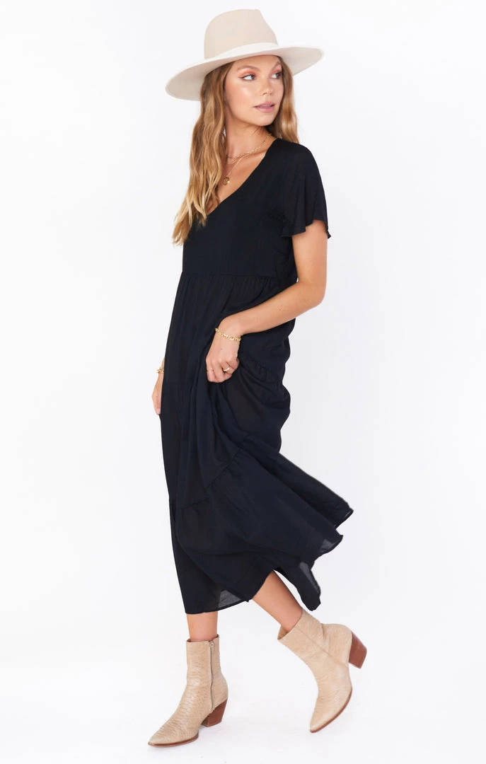 Show Me Your Mumu Cia Midi Dress ~ Black New Mu 4 Show Me Your Mumu Cia Midi Dress ~ Black New Mu