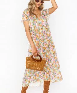 Show Me Your Mumu Cia Midi Dress ~ Wild Flora