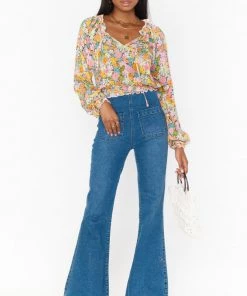 Show Me Your Mumu Margo Top ~ Wild Flora New Mu