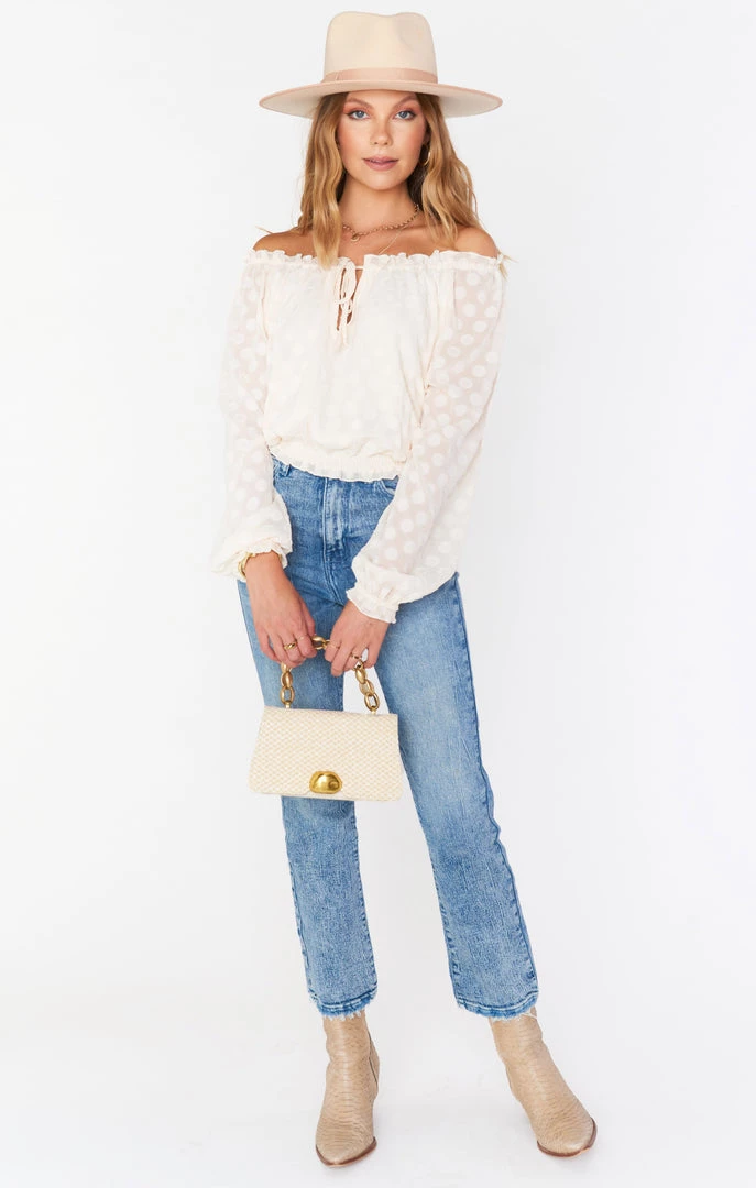 Show Me Your Mumu Margo Top ~ White Dot New Mu 11 Show Me Your Mumu Margo Top ~ White Dot New Mu