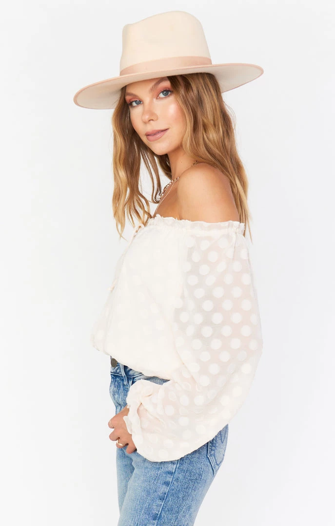 Show Me Your Mumu Margo Top ~ White Dot New Mu 7 Show Me Your Mumu Margo Top ~ White Dot New Mu