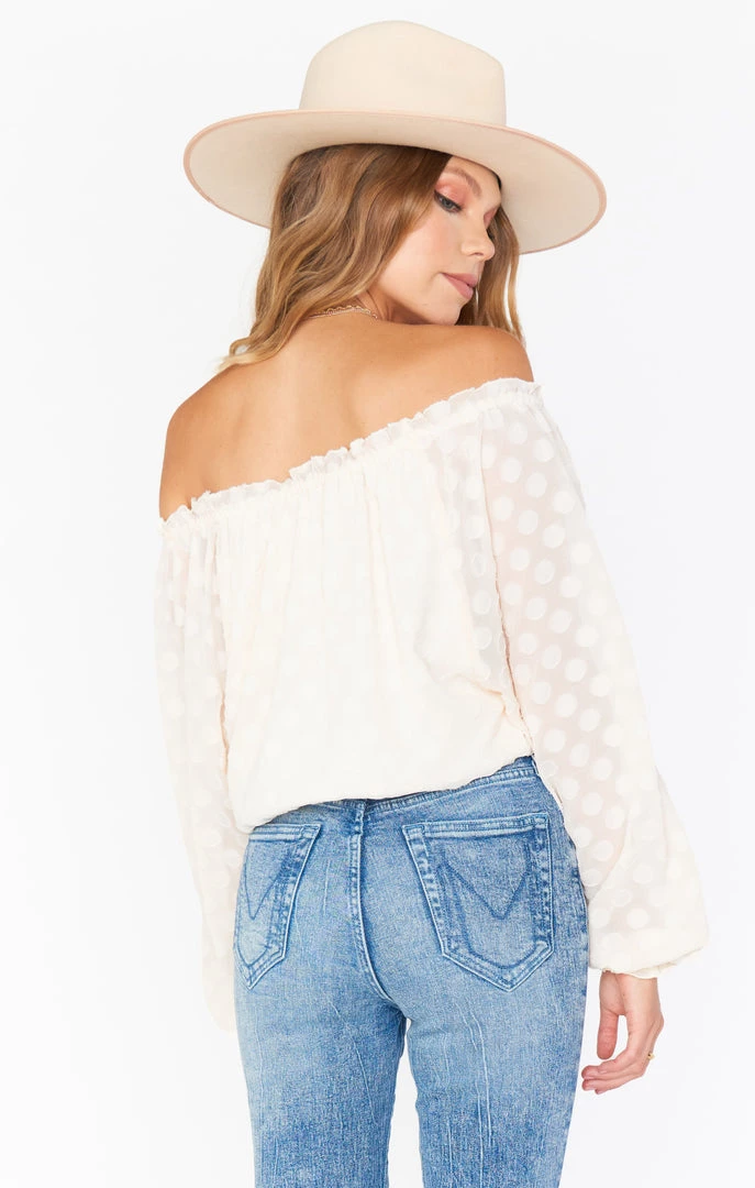 Show Me Your Mumu Margo Top ~ White Dot New Mu 9 Show Me Your Mumu Margo Top ~ White Dot New Mu