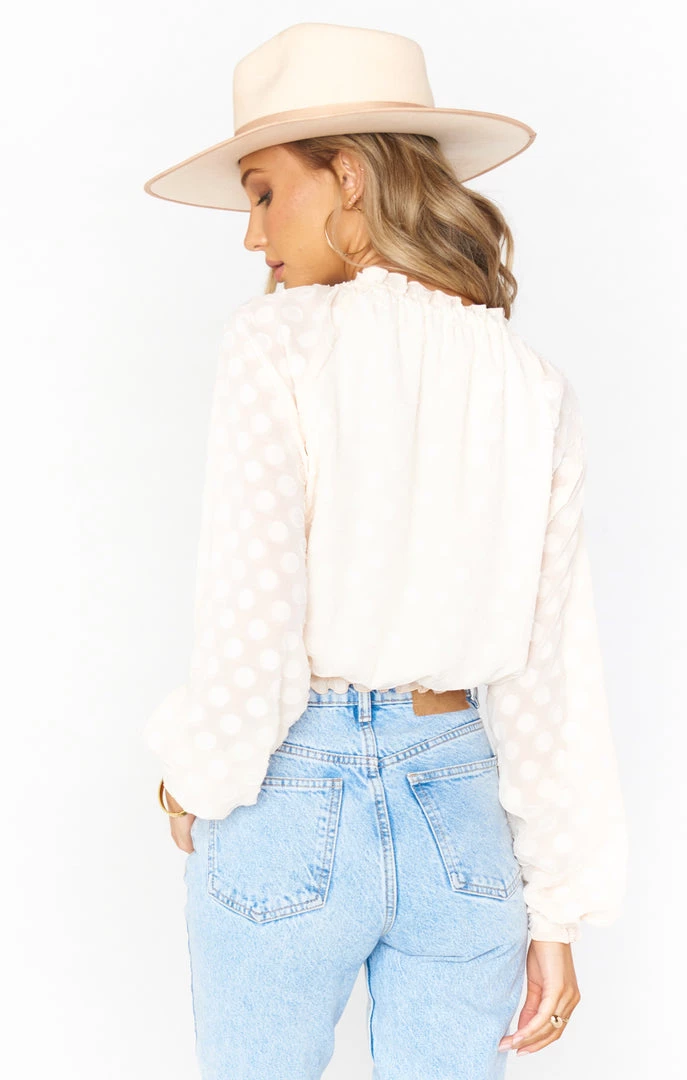 Show Me Your Mumu Margo Top ~ White Dot New Mu 8 Show Me Your Mumu Margo Top ~ White Dot New Mu