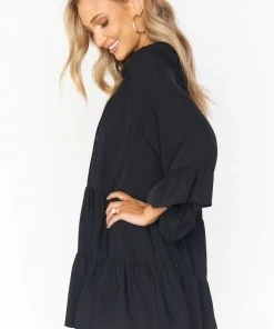 Show Me Your Mumu Viola Mini Dress ~ Black New Mu