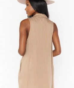 Show Me Your Mumu Vicki Shirt Dress ~ Tan