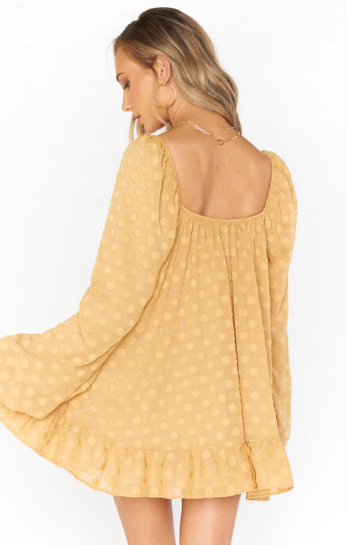 Show Me Your Mumu Briar Mini Dress ~ Gold Dot New Mu 6 Show Me Your Mumu Briar Mini Dress ~ Gold Dot New Mu