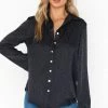 Show Me Your Mumu Smith Button Down ~ Black Cheetah New Mu