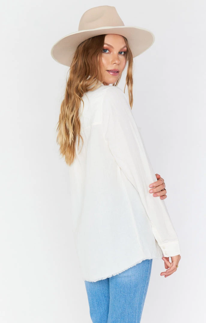 Show Me Your Mumu Marcella Shirt ~ Cream Linen 5 Show Me Your Mumu Marcella Shirt ~ Cream Linen