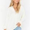 Show Me Your Mumu Sadie Pullover Sweater ~ Off White Knit New Mu