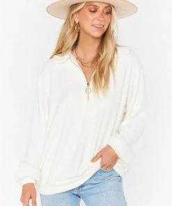 Show Me Your Mumu Sadie Pullover Sweater ~ Off White Knit New Mu