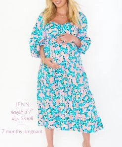 Show Me Your Mumu New Mu Mandi Midi Dress ~ Violets Garden