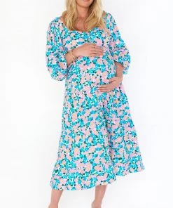 Show Me Your Mumu New Mu Mandi Midi Dress ~ Violets Garden