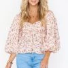 Show Me Your Mumu Angelique Top ~ Pink Rose