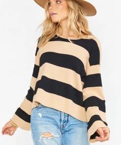 Show Me Your Mumu Scholar Sweater ~ Hubble Stripe Knit