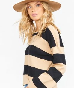 Show Me Your Mumu Scholar Sweater ~ Hubble Stripe Knit