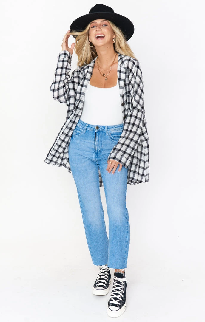 Show Me Your Mumu Lorolie Tunic ~ Check Me Black New Mu 9 Show Me Your Mumu Lorolie Tunic ~ Check Me Black New Mu