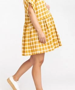 Show Me Your Mumu Odessa Dress ~ Check Me Gold