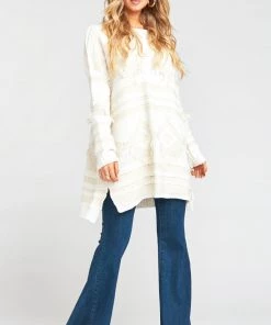 Show Me Your Mumu Sweaters Canyon Sweater ~ Geo Fringe Cream Knit 14 Show Me Your Mumu Sweaters Canyon Sweater ~ Geo Fringe Cream Knit