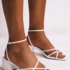 Show Me Your Mumu New Mu Billini Mica Block Heels ~ White