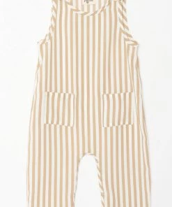 Show Me Your Mumu The Case Onesie ~ Beige Everyday Stripe