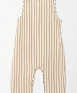Show Me Your Mumu The Case Onesie ~ Beige Everyday Stripe