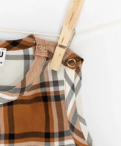 Show Me Your Mumu New Mu The Case Onesie ~ Tan Plaid