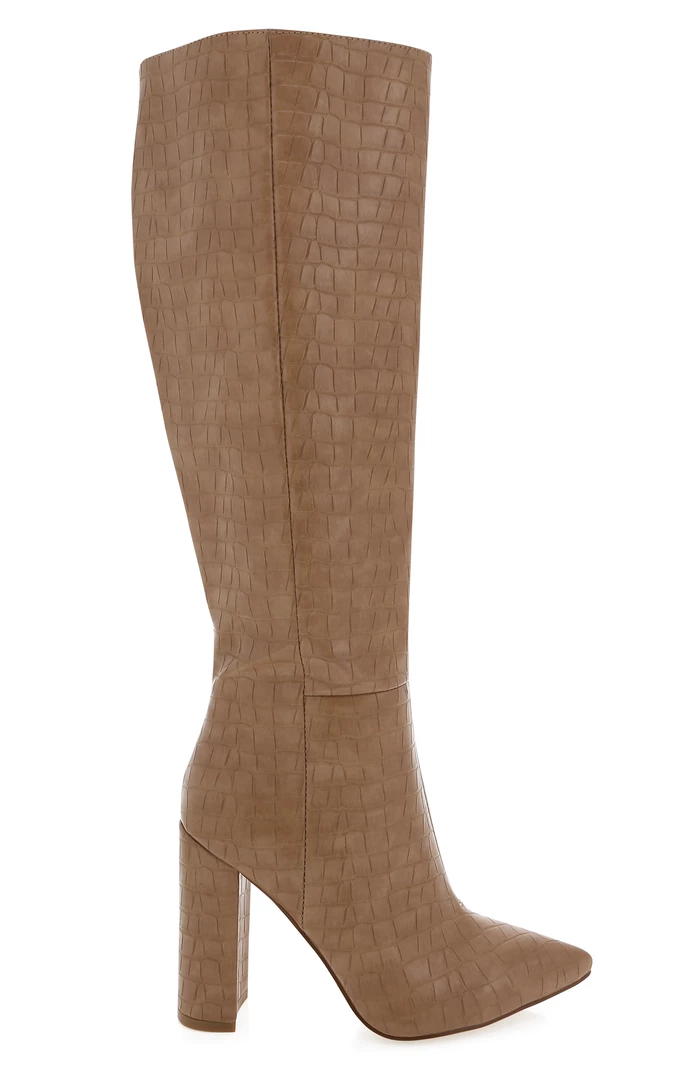 Show Me Your Mumu New Mu Billini Milla Tall Boot ~ Hazelnut Croc 5 Show Me Your Mumu New Mu Billini Milla Tall Boot ~ Hazelnut Croc