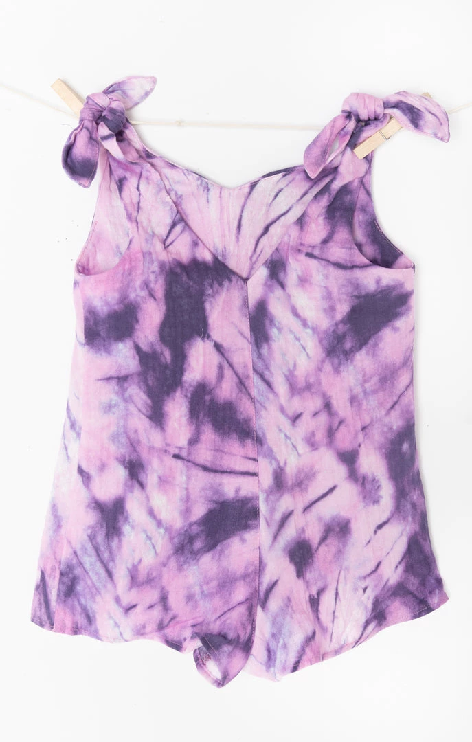 Show Me Your Mumu Mini Tilda Romper ~ Purple Tie Dye 9 Show Me Your Mumu Mini Tilda Romper ~ Purple Tie Dye