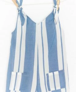 Show Me Your Mumu Clothes Mini Tilda Romper ~ Sailboat Stripe