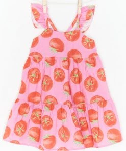 Show Me Your Mumu New Mu Dodd Ruffle Dress ~ Spicy Tomato