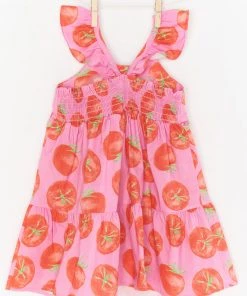 Show Me Your Mumu New Mu Dodd Ruffle Dress ~ Spicy Tomato